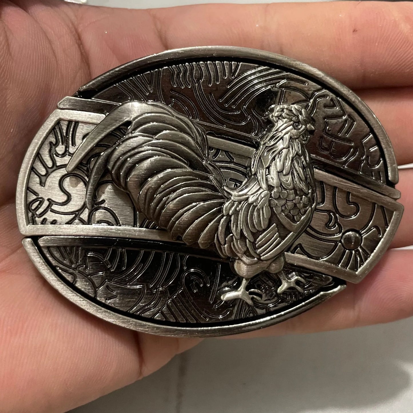 Animal punk belt buckle