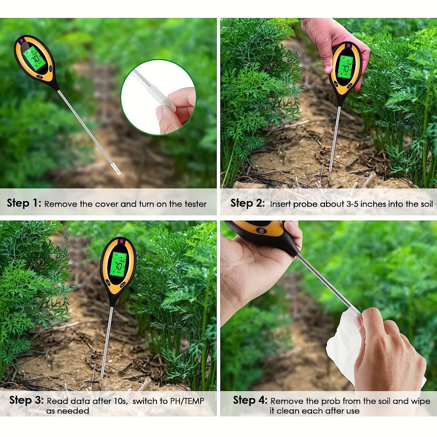 4-in-1 Soil Plant & Soil Monitoring