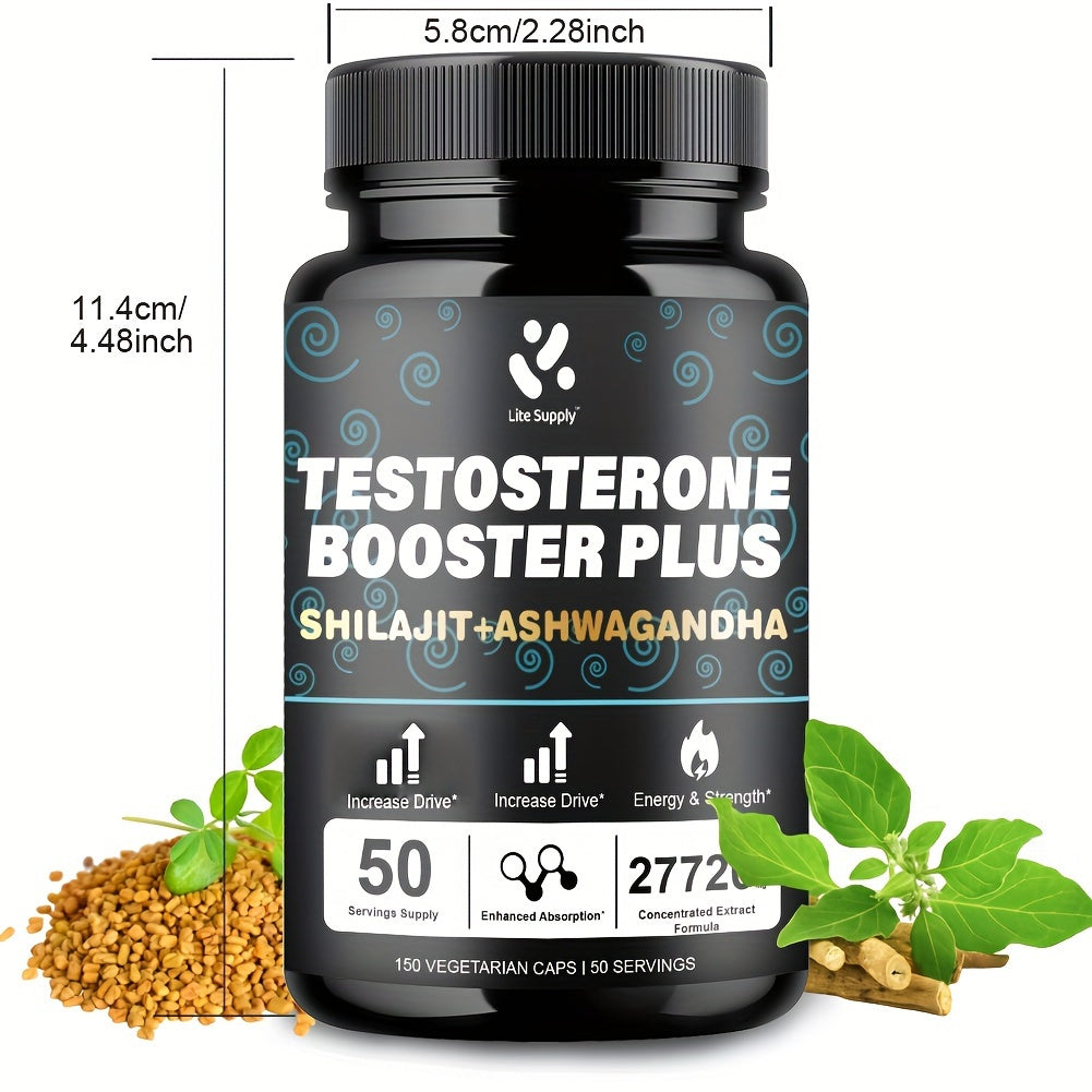 Ashwangdha Supplement With Shilajit, Ashwagandha, Tongkat Ali, Fadogia Agrestis, Fenugreek and all that good stuff