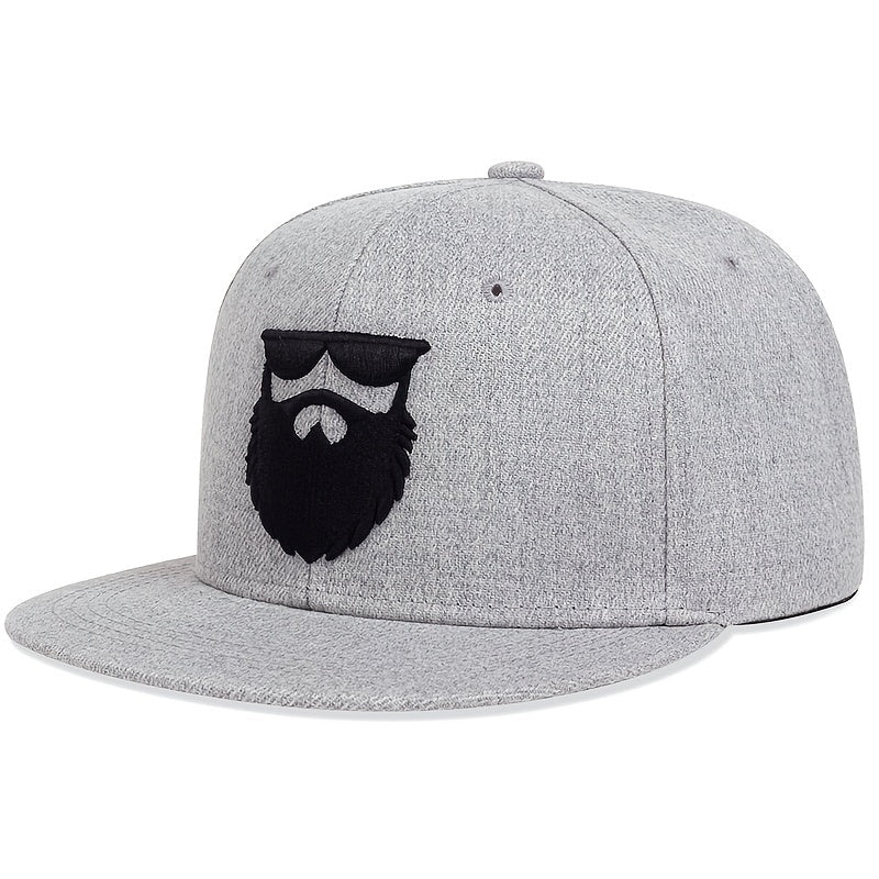 Men's Beard Embroidered Baseball Cap