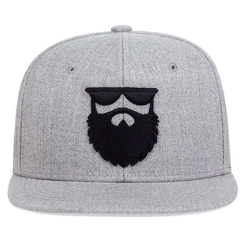 Men's Beard Embroidered Baseball Cap