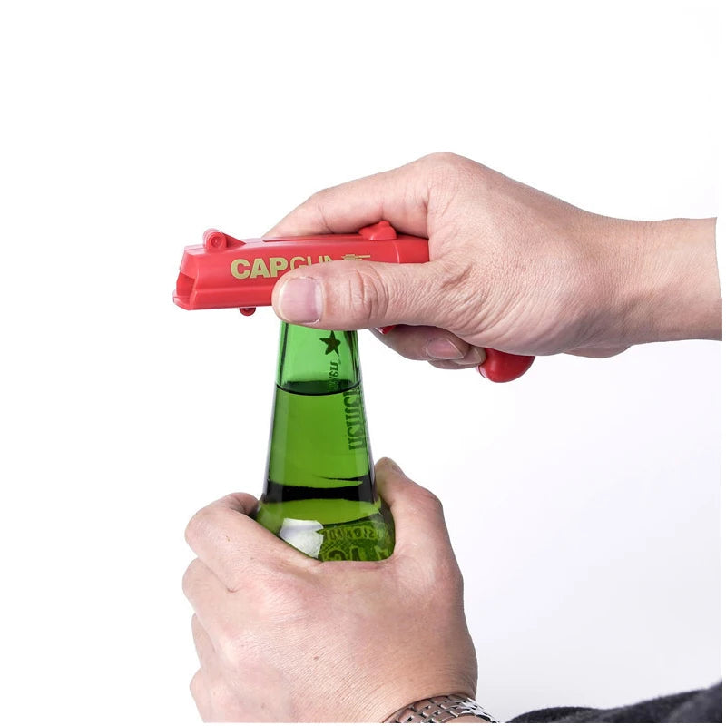 Bottle Cap Launcher Bottle Opener Shoot Cap 5 Meter 😎