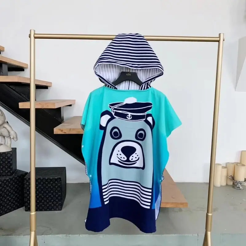 Baby Surf Poncho Cover Up