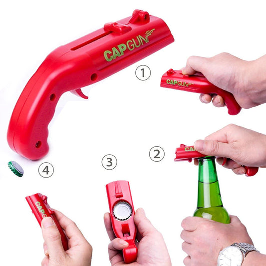 Bottle Cap Launcher Bottle Opener Shoot Cap 5 Meter 😎
