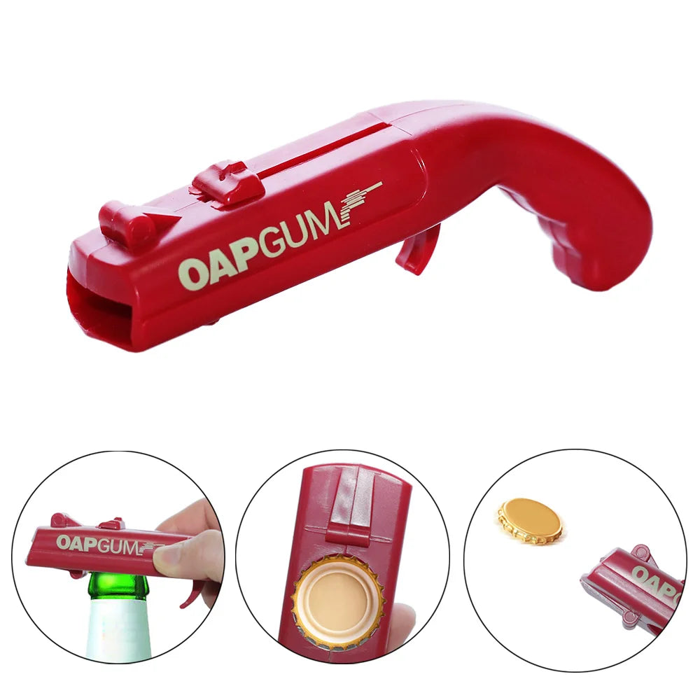 Bottle Cap Launcher Bottle Opener Shoot Cap 5 Meter 😎