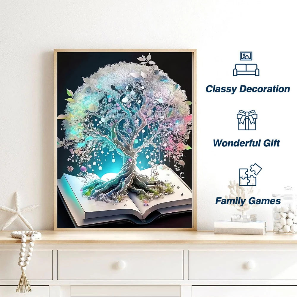 Book Tree Wooden Puzzle