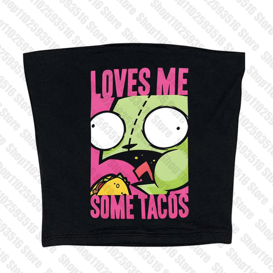 Baby Tees EMO Crop Top Y2K clothes