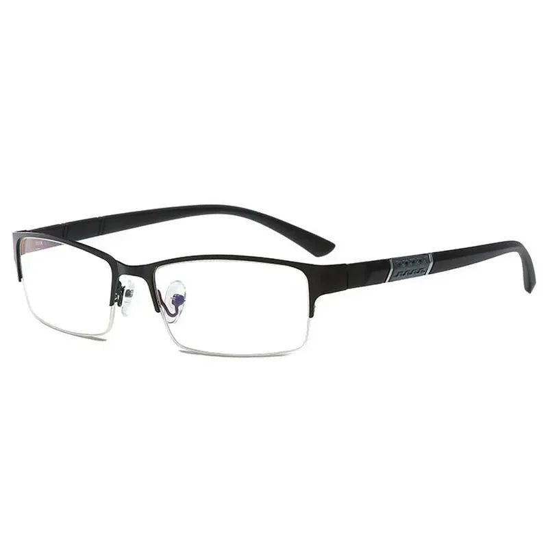 Half Metal Frame Prescription Glasses