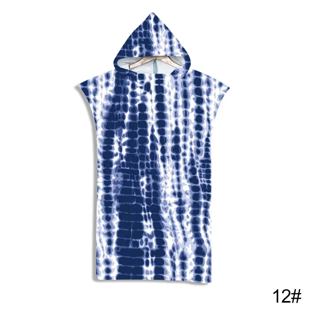 Printed Hooded Beach Towel