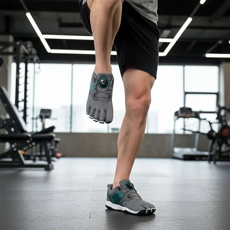 Barefoot Water Shoes, Five Finger Footwear with Adjustable BOA System for Kayaking, Surfing & Indoor Training