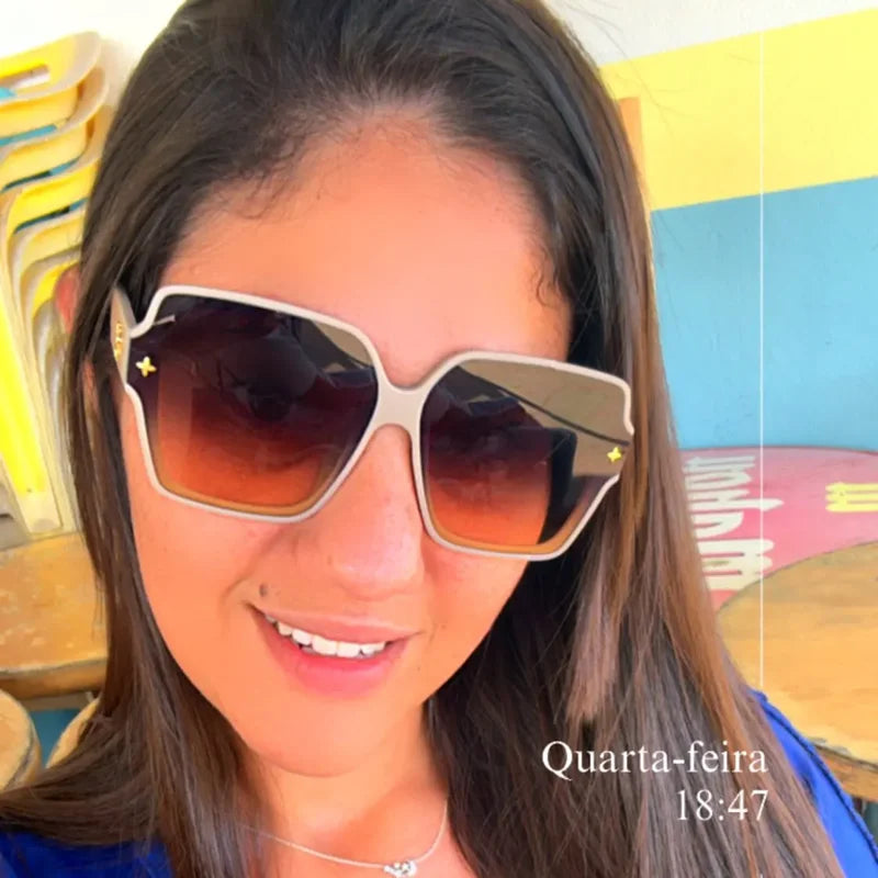 Fashion Square Frame Sunglasses