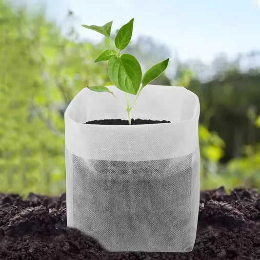 Seeding Grow Bags Biodegradable Seed Nursery Bags Plants Seeds To Sow Flower Pots Pouch Home Garden Supply