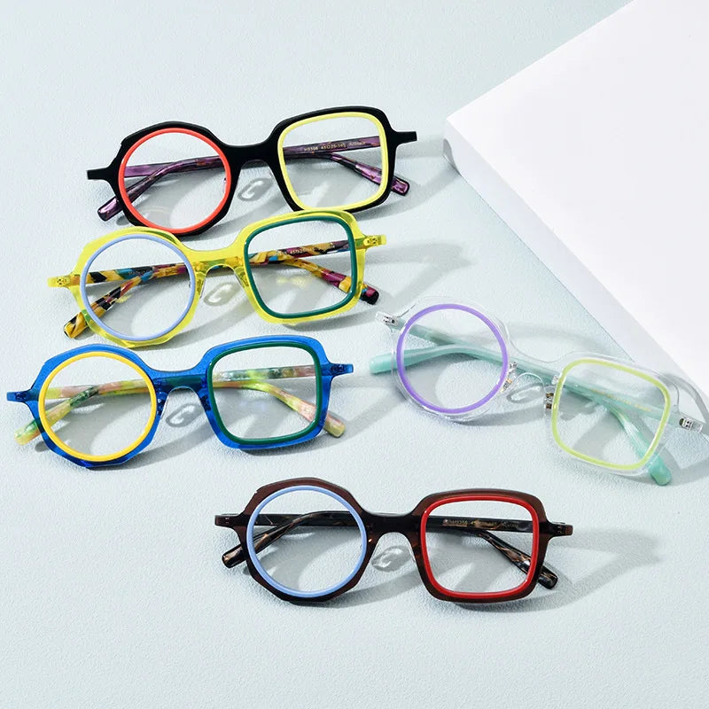 Retro Square Glasses Frame