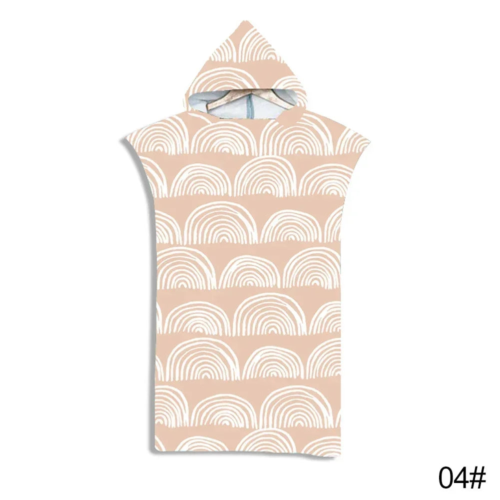 Printed Hooded Beach Towel
