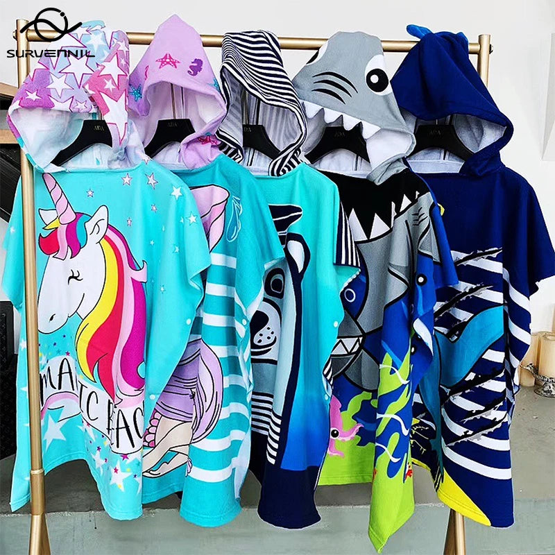 Baby Surf Poncho Cover Up