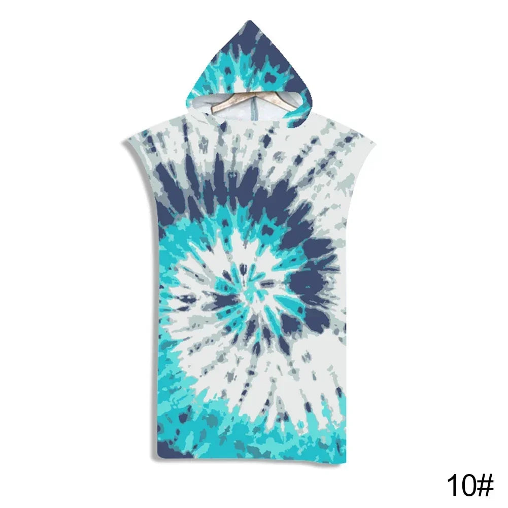 Printed Hooded Beach Towel