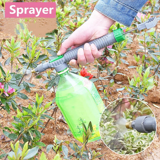 Gardening High Pressure Air Pump Agricultural Water Sprayer Bottle Fogger Garden Sprinkler Can Manual Head Nozzle Watering Tools