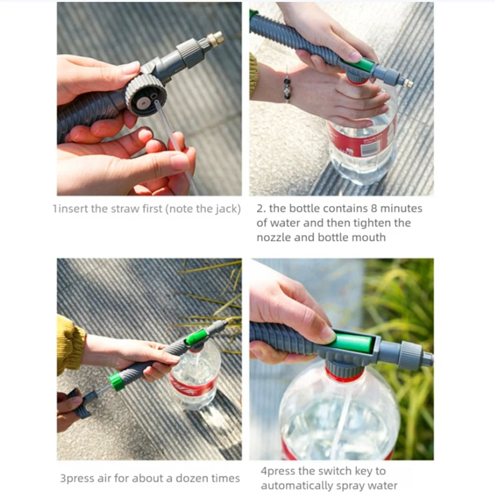 Gardening High Pressure Air Pump Agricultural Water Sprayer Bottle Fogger Garden Sprinkler Can Manual Head Nozzle Watering Tools