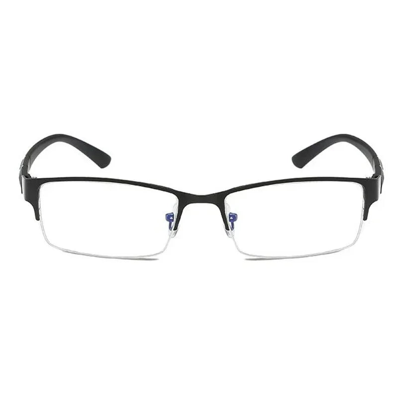 Half Metal Frame Prescription Glasses